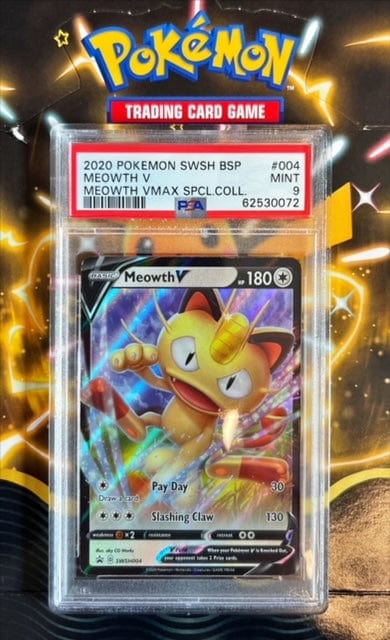 Pokémon Meowth V PSA 9