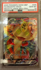 Pokémon Meowth Vmax Full Art PSA 10