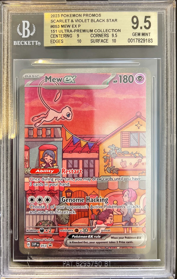 Pokémon Mew Ex 151 Black Star Promo BGS 9,5 0017829183