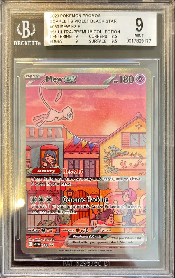 Pokémon Mew Ex 151 Black Star Promo BGS 9 0017829177