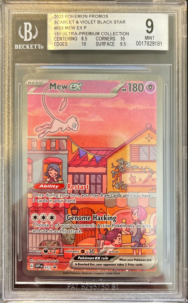 Pokémon Mew Ex 151 Black Star Promo BGS 9 0017829181 Hover Image