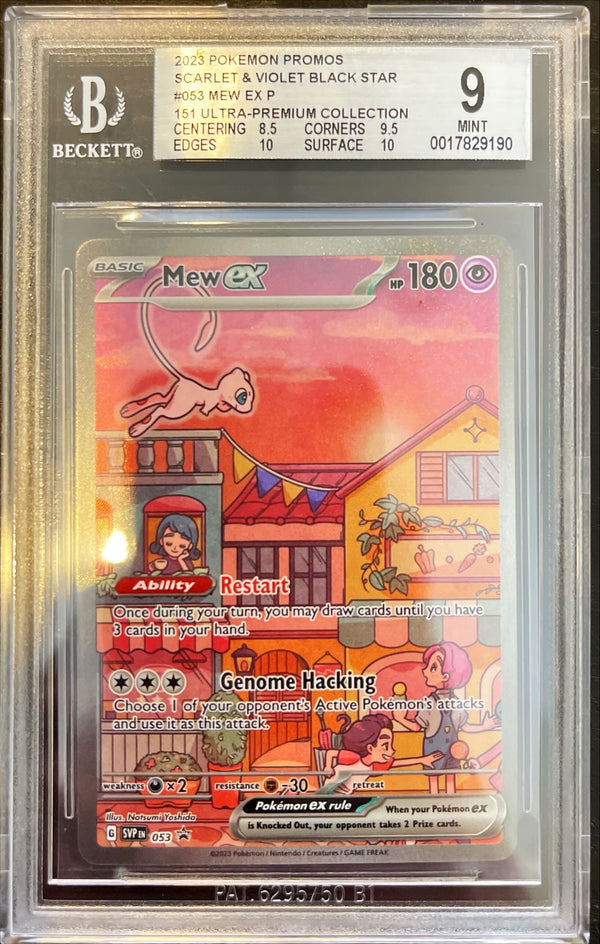 Pokémon Mew Ex 151 Black Star Promo BGS 9 0017829190