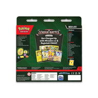Pokémon Miraidon ex League Battle Deck - achterkant van de verpakking met decklijst