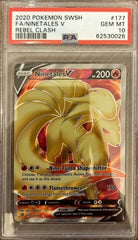 Pokémon Ninetales Full Art PSA 10