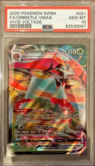 Pokémon Orbeetle Vmax PSA 10