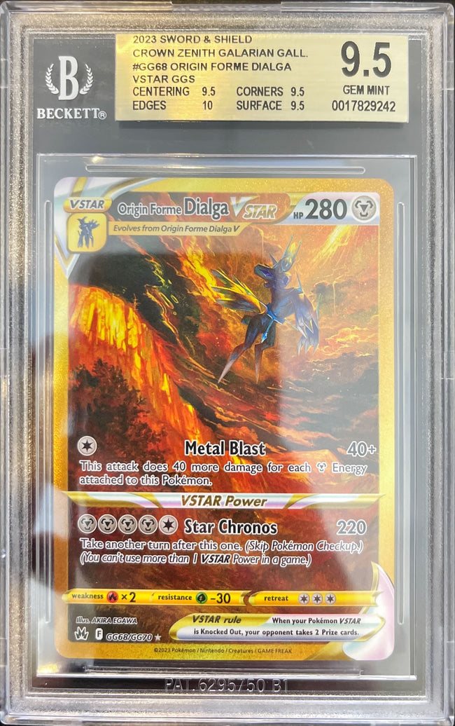 Pokémon Origin Forme Dialga Vstar BGS 9,5 0017829242 Hover Image