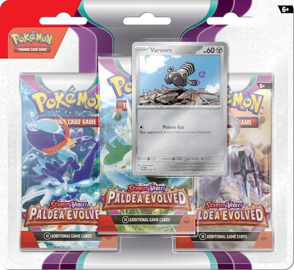 Pokémon Paldea Evolved 3 Booster Blister Varoom 0820650853531