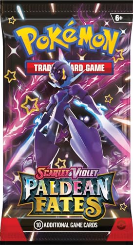 Paldean Fates booster pack met Ceruledge – voorbeeld van een boosterontwerp