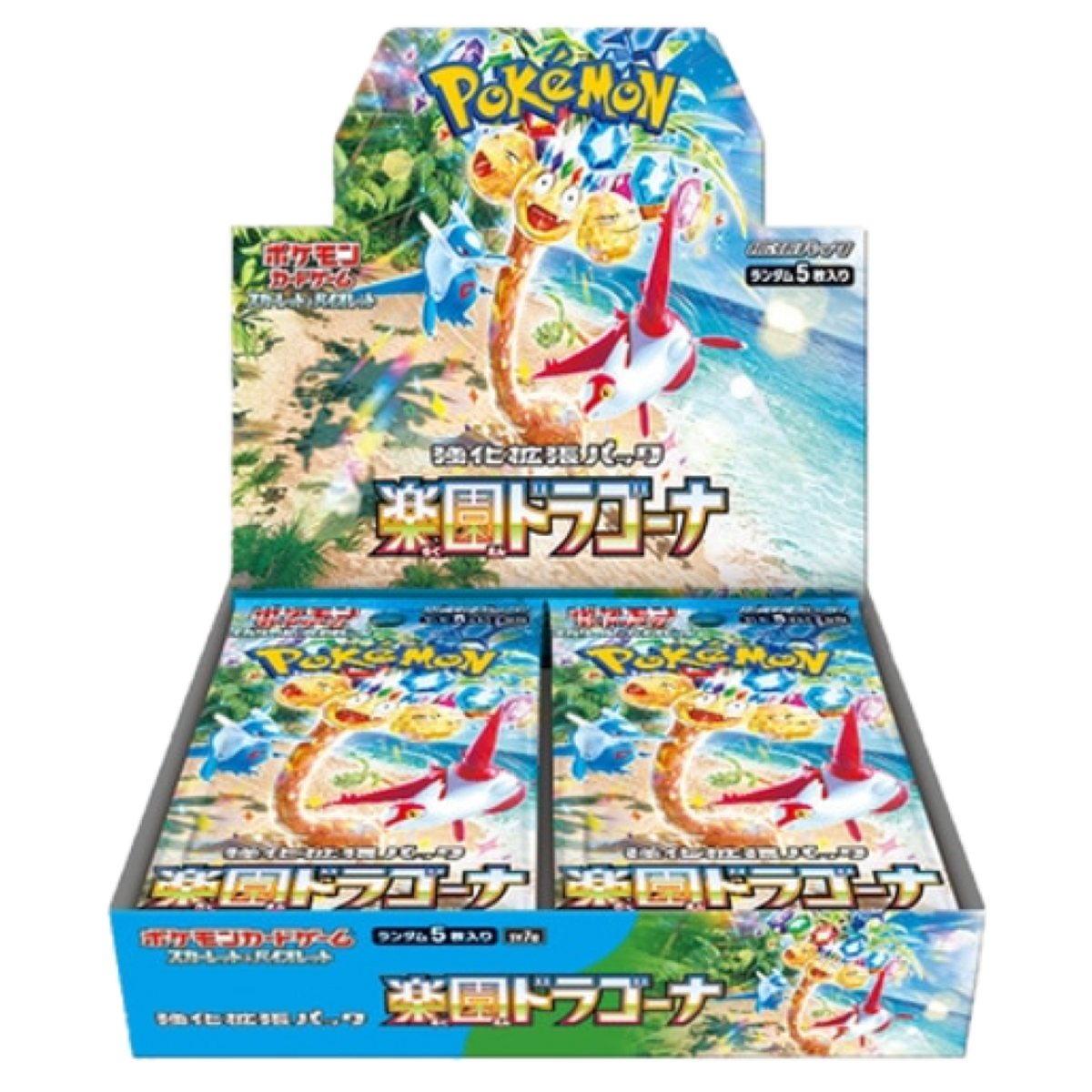 Pokémon Paradise Dragona SV7a boosterbox Japans met 30 boosterpacks Main image