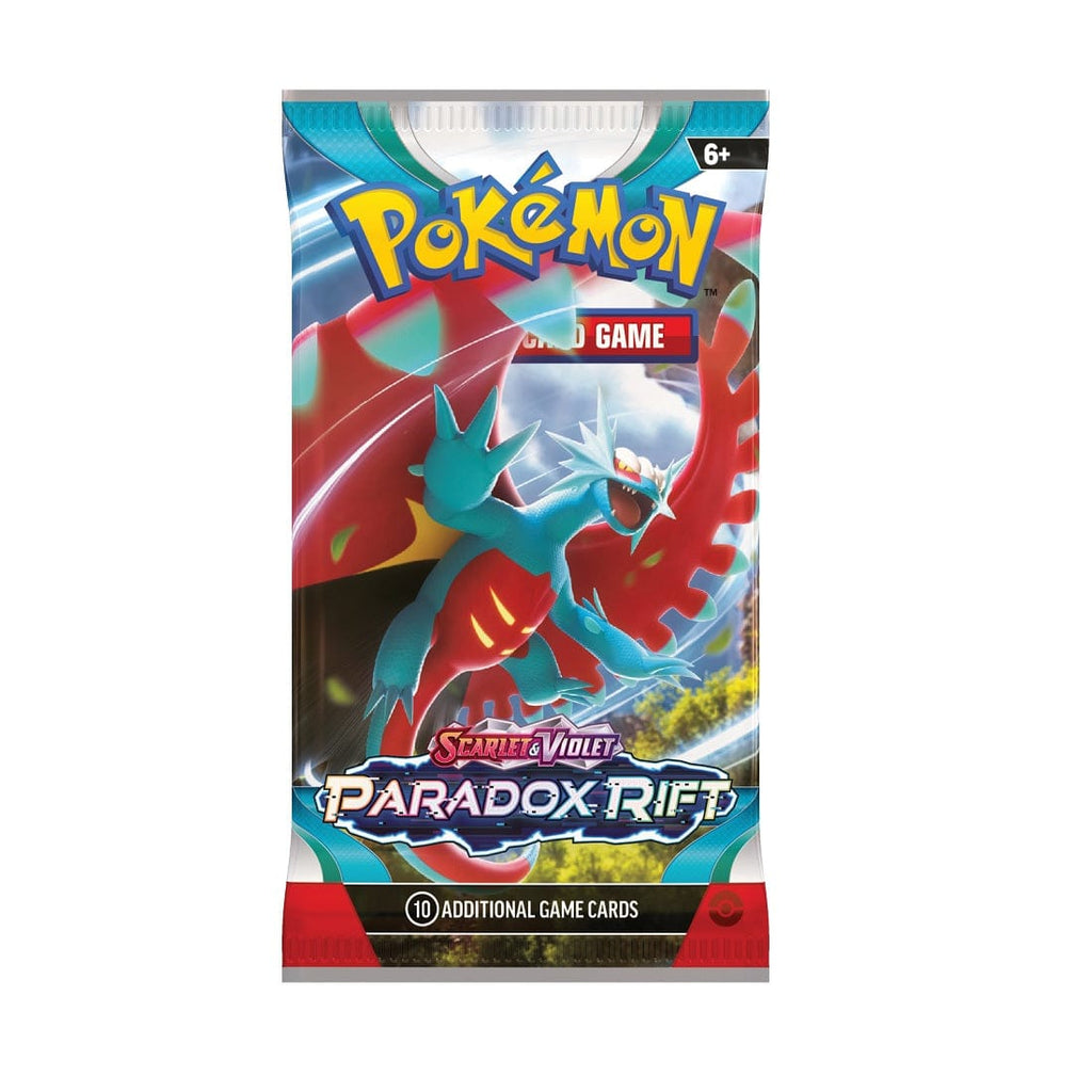 Pokémon Scarlet & Violet Paradox Rift booster pack (Engels) – artwork Roaring Moon