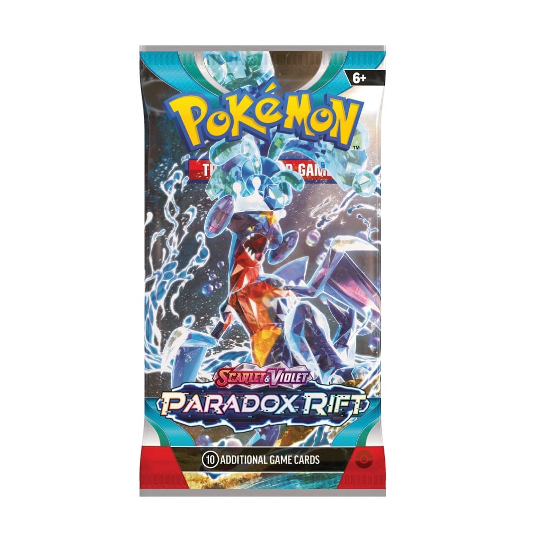 Pokémon Scarlet & Violet Paradox Rift booster pack (Engels) – artwork Tera Garchomp