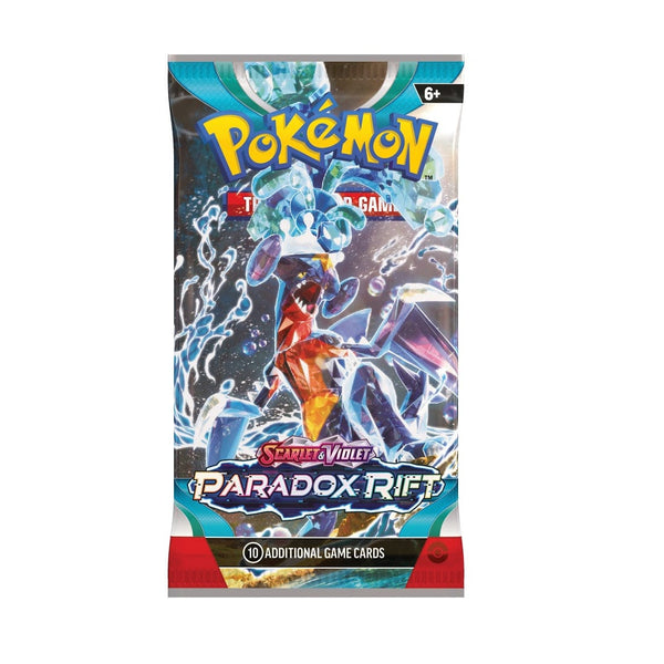 Pokémon Scarlet & Violet Paradox Rift booster pack (Engels) – artwork Tera Garchomp
