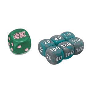 Pokemon Paradox Rift: Iron Valiant Elite Trainer Box Dobbelstenen Set Hover Image