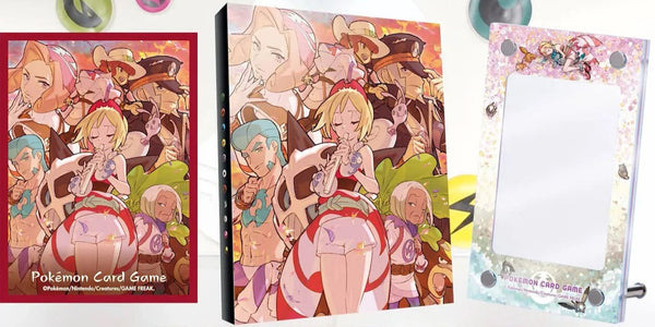 Pokémon Pearl Clan Special Set – Pearl Clan sleeves, kaartenmap en Irida-displayframe