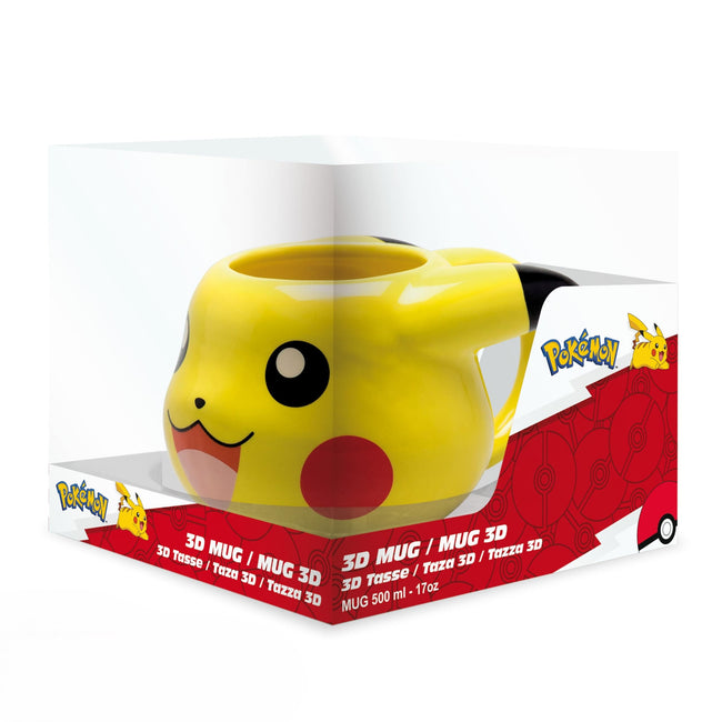 Pokemon - Pikachu 3D 475ml Mug 3665361141778 Hover Image