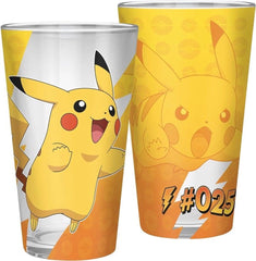 Pokemon - Pikachu 400ml Large Glass Premium 3665361111108