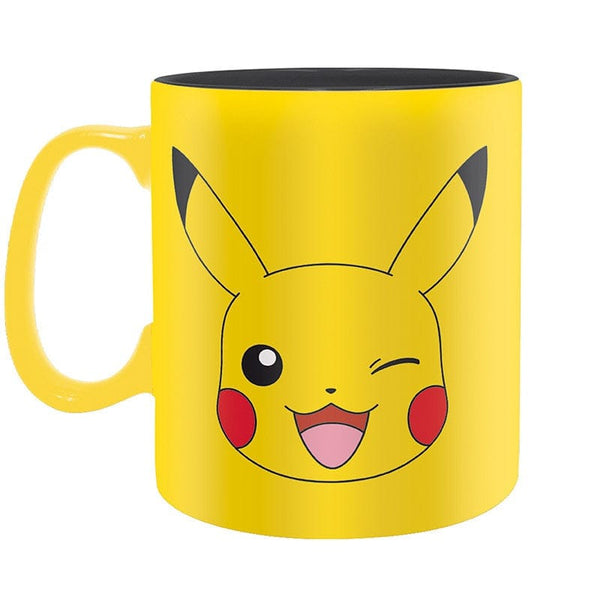 De Pikachu Face mok van opzij