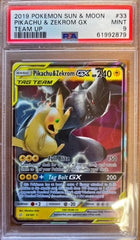 Pokémon Pikachu & Zekrom Gx Team Up PSA 9