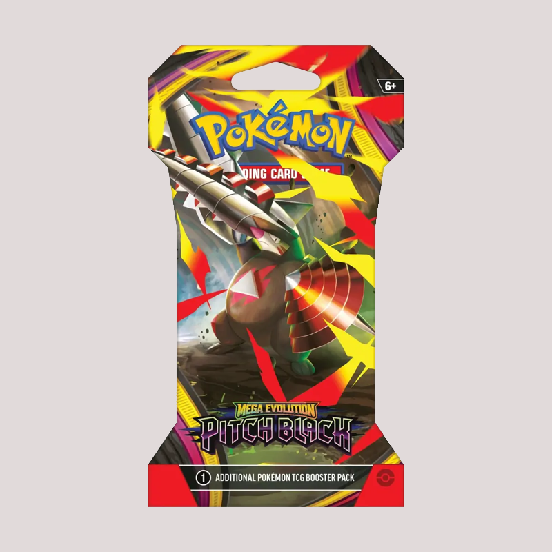 Pokémon Pitch Black Sleeved Booster Pack Engels - Mega excadrill verpakkingsontwerp Hauptbild