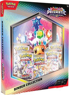 Pokemon Prismatic Evolutions Binder Collection 0196214105089