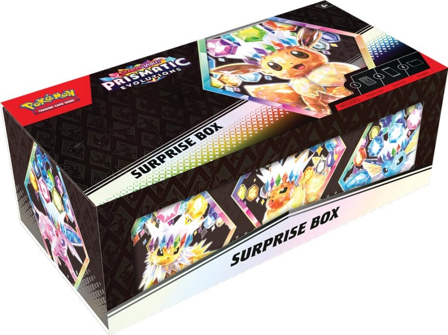 Pokemon Prismatic Evolutions Surprise Box 0196214105966