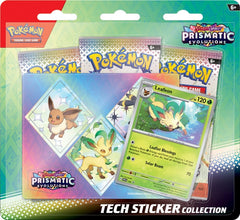 Pokemon Prismatic Evolutions Tech Sticker Collection – Leafeon 0196214105201