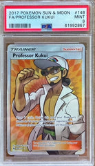 Pokémon Professor Kukui Full Art PSA 9