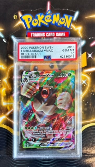 Pokémon Rillaboom Vmax Full Art PSA 10