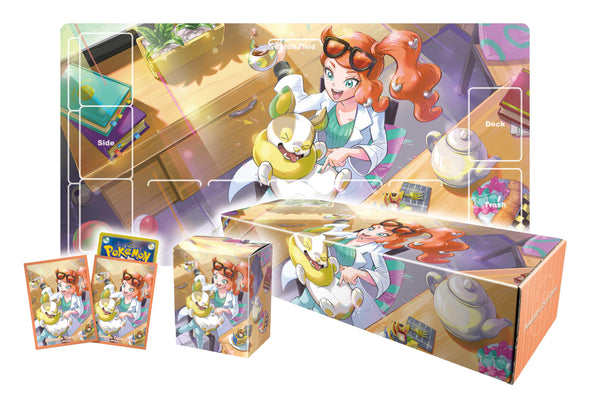 Pokémon Rubber Playmat Set Sonia & Yamper – complete set