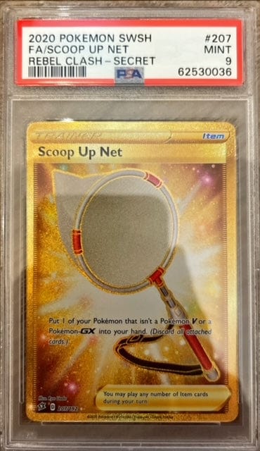 Pokémon Scoop up net Full Art PSA 9