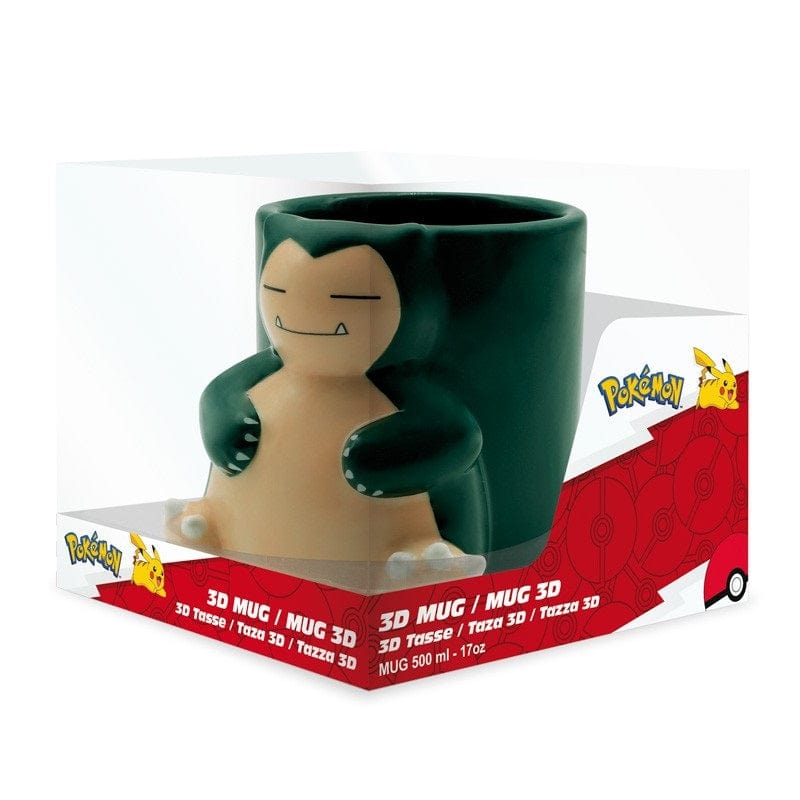 Pokémon Snorlax 3D mok van 475 ml Image principale du produit