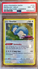 Pokémon Snorlax Holo PSA 8