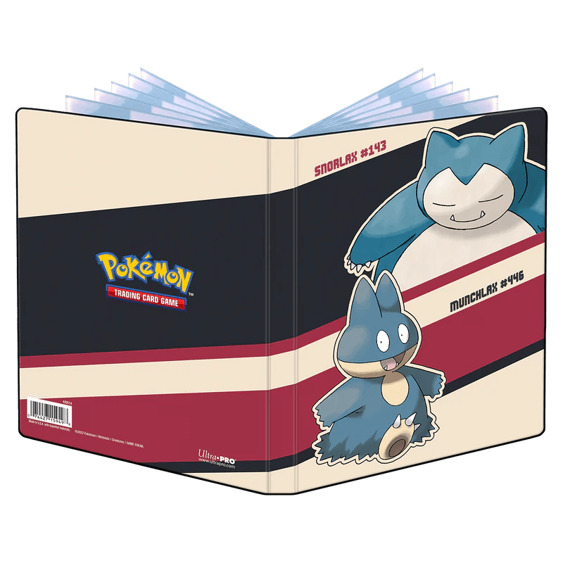 Pokemon Snorlax & Munchlax Portfolio 4-Pocket 074427159498