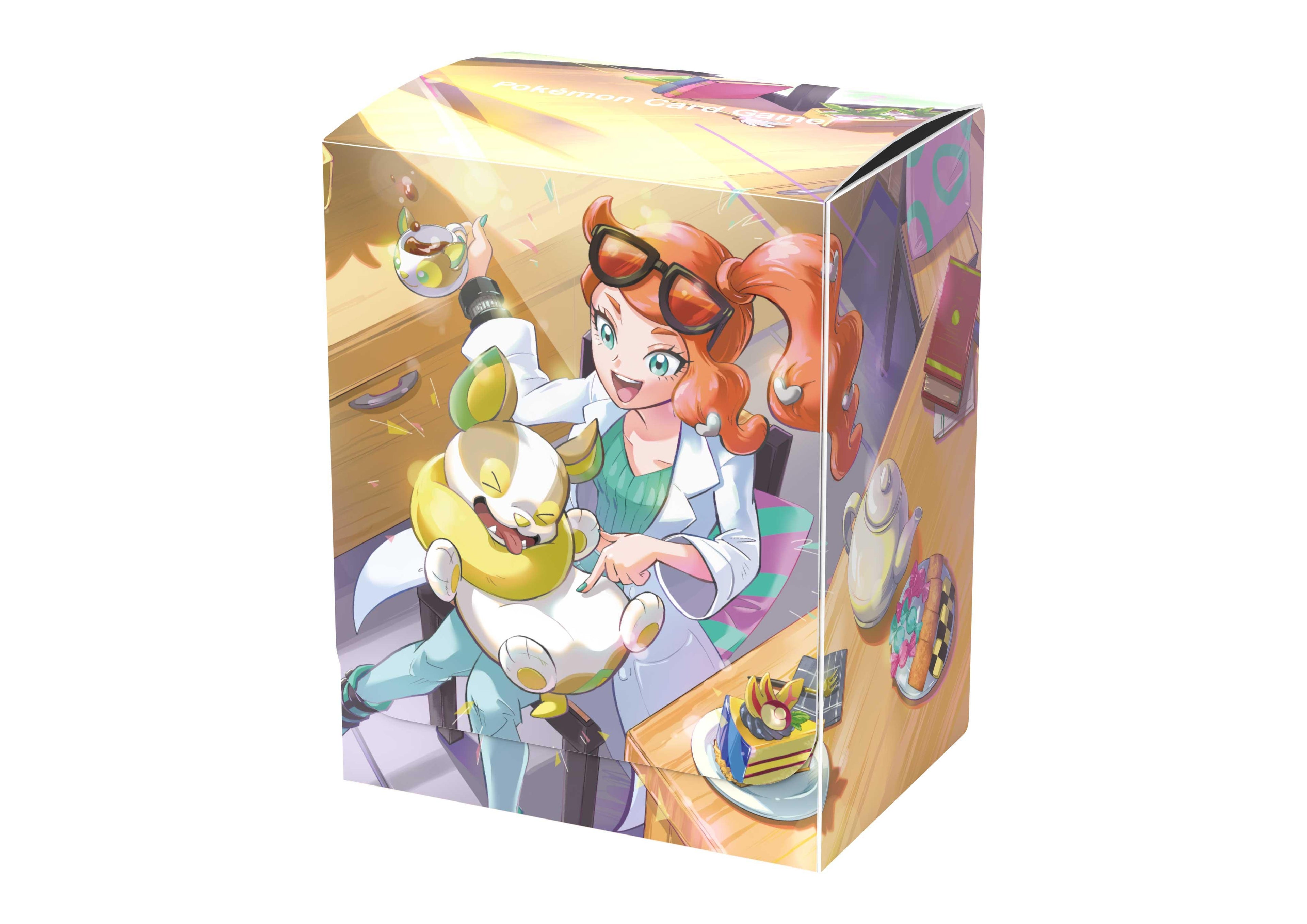 Pokémon Sonia & Yamper deck case met verdelers