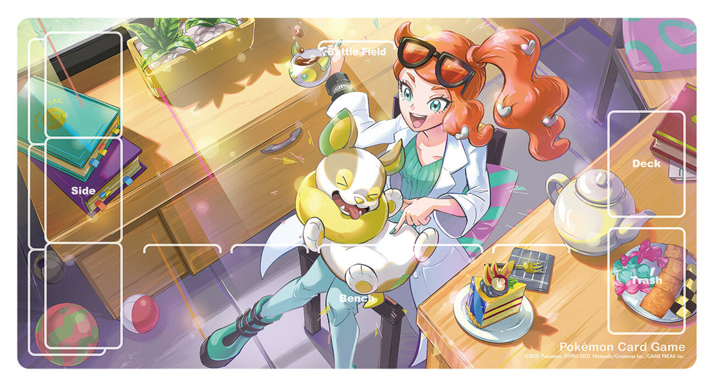 Pokémon Sonia & Yamper rubberen speelmat