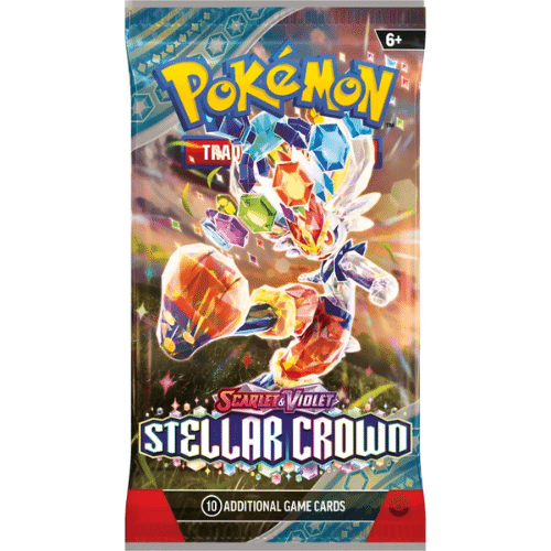 Pokemon Stellar Crown Booster Pack 0820650868979