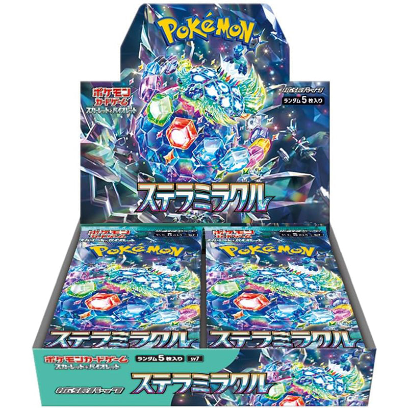 Pokémon Stellar Miracle SV7 Booster Box Japans met Terapagos Image principale du produit