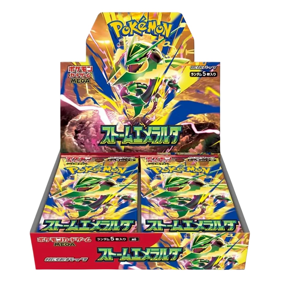 Pokémon Storm Emeralda M6 Booster Box Japans - vrijstaande productfoto | Lichcards