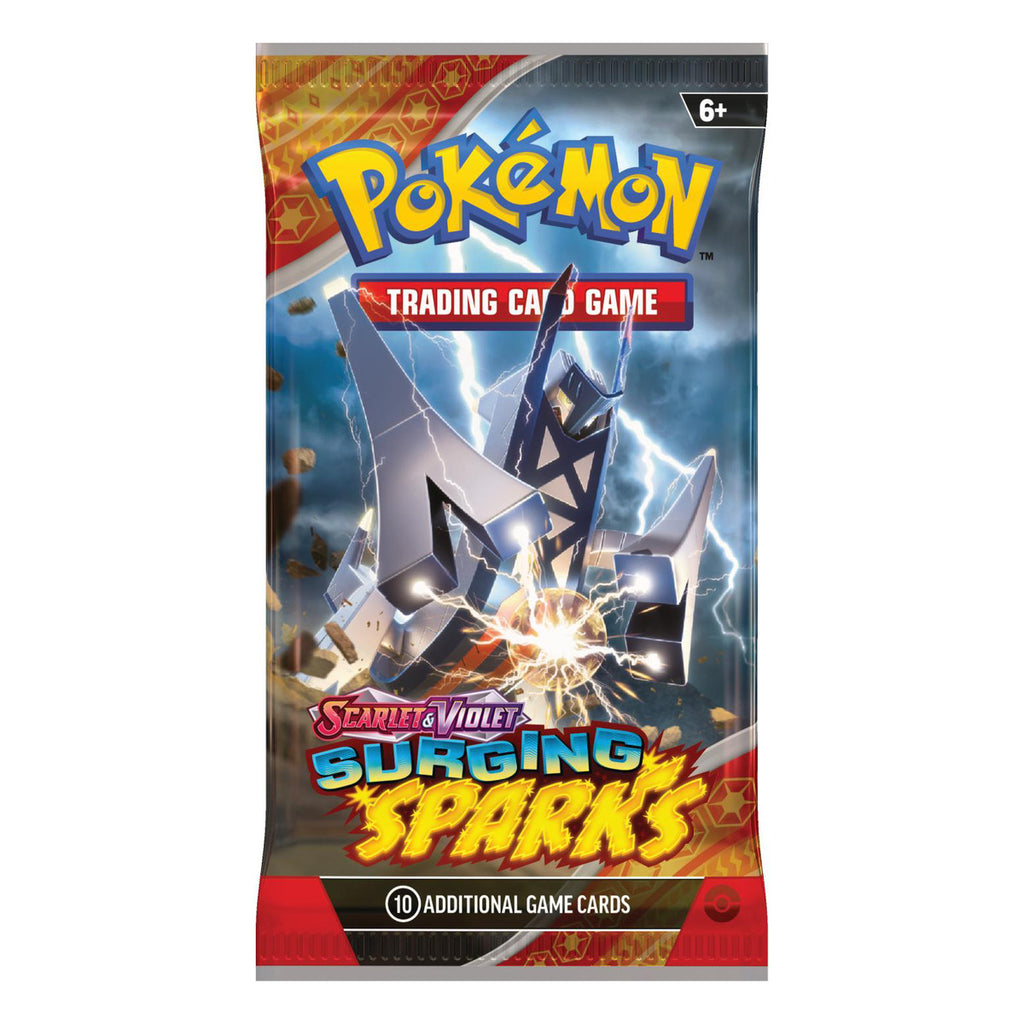 Pokémon Scarlet & Violet Surging Sparks booster pack (Engels) – artwork Archaludon