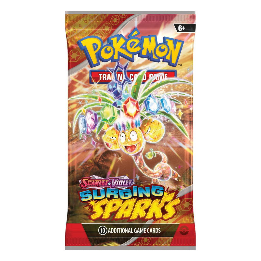 Pokémon Scarlet & Violet Surging Sparks booster pack (Engels) – artwork Alolan Exeggutor