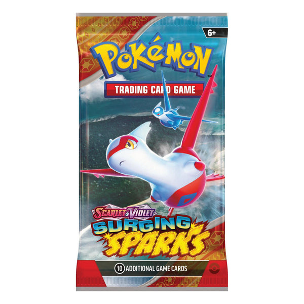 Pokémon Scarlet & Violet Surging Sparks booster pack (Engels) – artwork Latias