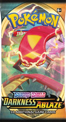 Pokemon Sword & Shield Darkness Ablaze Booster pack 0820650807121