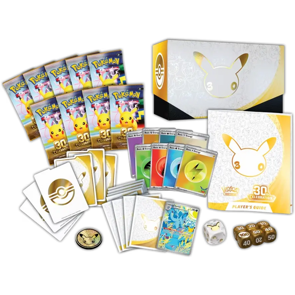 Pokémon TCG: 30th Celebration Elite Trainer Box – inhoud