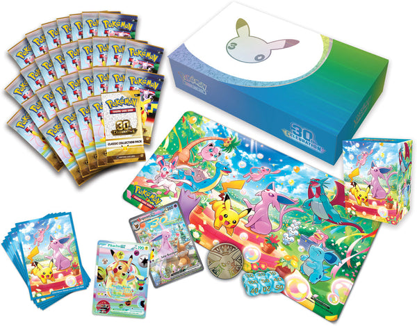 Pokémon TCG: 30th Celebration Ultra-Premium Collection Day – inhoud