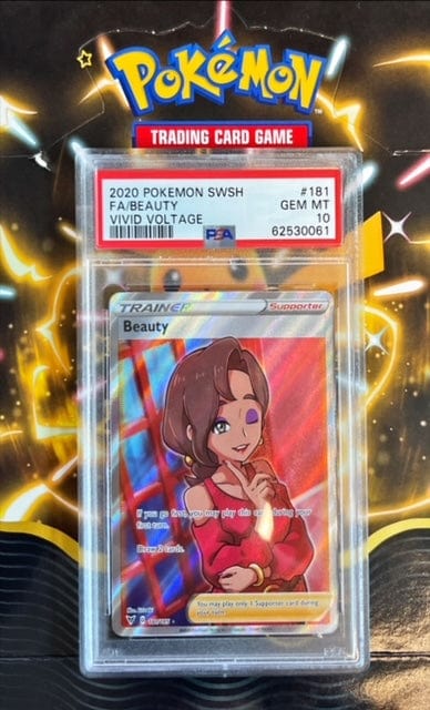 Pokémon Trainer Beauty Full Art PSA 10