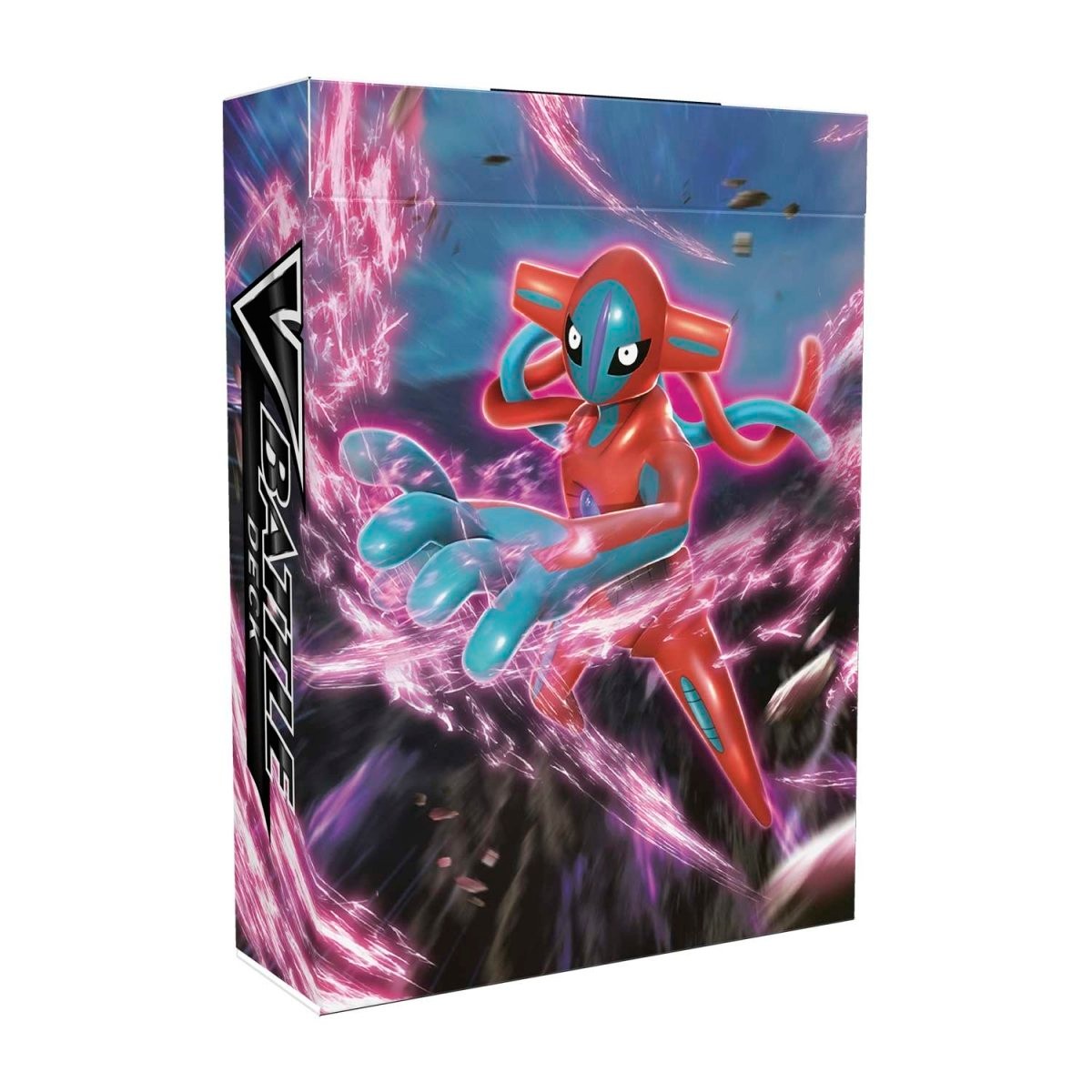 Pokémon V Battle Deck Deoxys V - de deckbox met Deoxys-artwork
