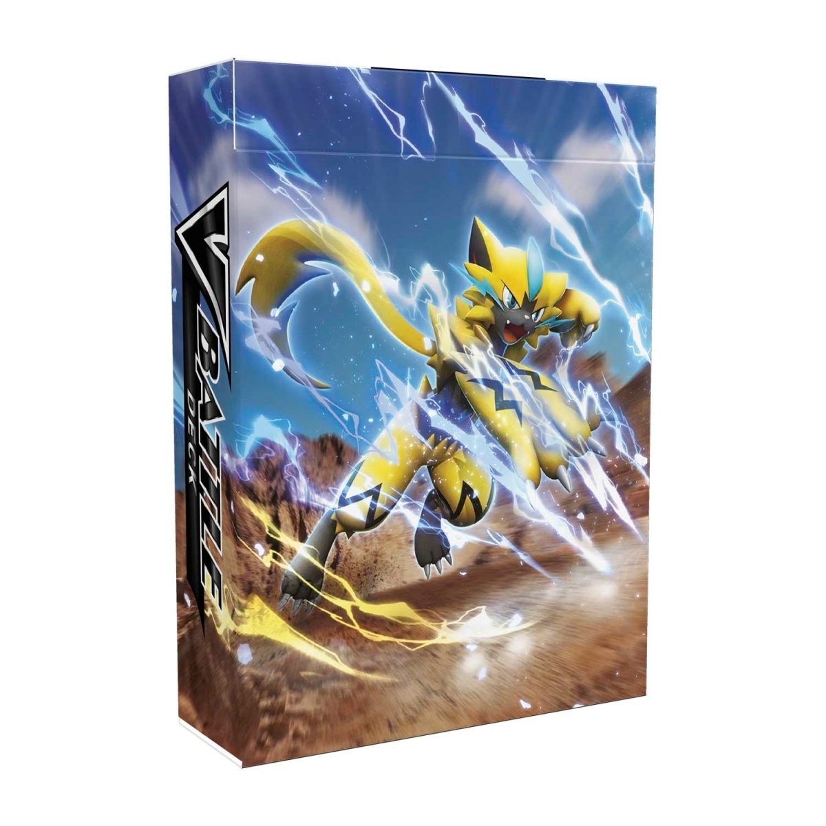 Pokémon V Battle Deck Zeraora V - de deckbox met Zeraora-artwork