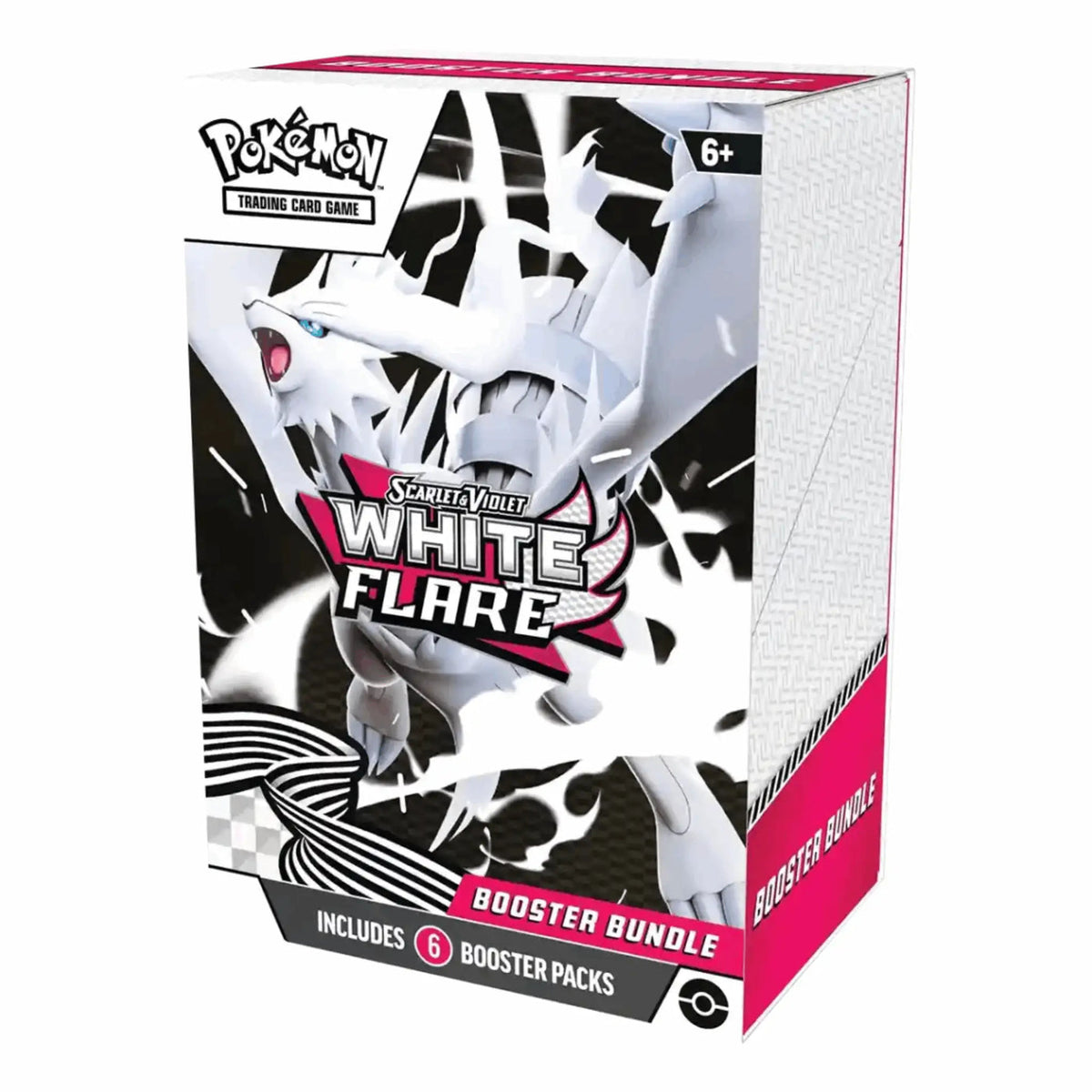 Pokémon White Flare Booster Bundle Engels met 6 boosters - voorkant
