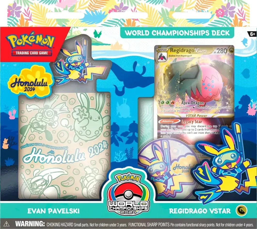 Pokemon World Championship Deck 2024 - Evan Pavelski - Regidrago VStar 0196214106666 Imagen principal del producto