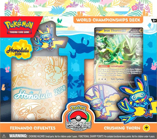 Pokemon World Championship Deck 2024 - Fernando Cifuentes - Crushing Thorn 0196214106673 Hover Image